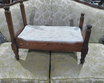 Vintage handmade doll bed/dog bed