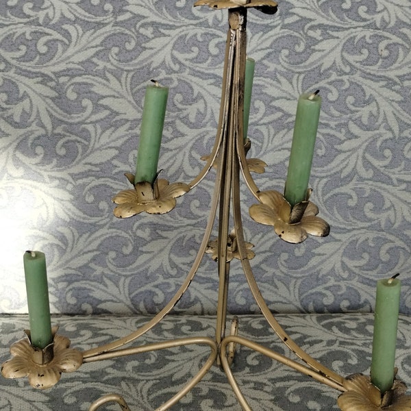 Antique Christmas Tree Candle Holder Etsy