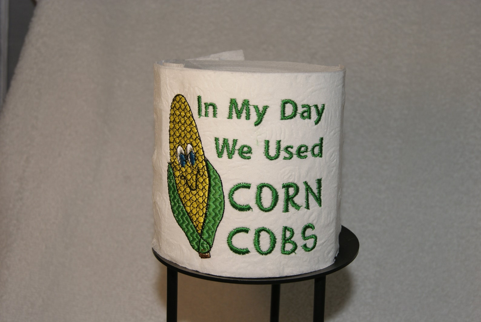 Corncob Toilet Paper Digital Embroidery Design in My Day We Etsy