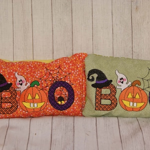 BOO Rice Bag and/or Cover for Aromatherapy Bean Bag Stuffie 5x7 only Embroidery Digital Design