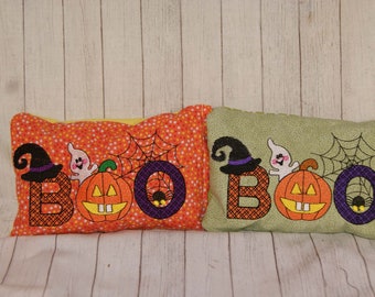 BOO Rice Bag and/or Cover for Aromatherapy Bean Bag Stuffie 5x7 only Embroidery Digital Design