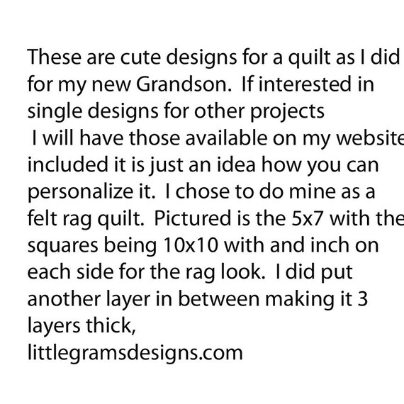 Snuggle Donkey Stick Quilt Set 8 Embroidery Digital Designs in Size 4x4 Bye Bye Story Nursery Feedin Cranky for Baby Bath Play Nap