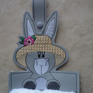 Towel Holder Donkey Floral In Hat Towel Holder Topper Vinyl Machine Embroidery Digital Face Head