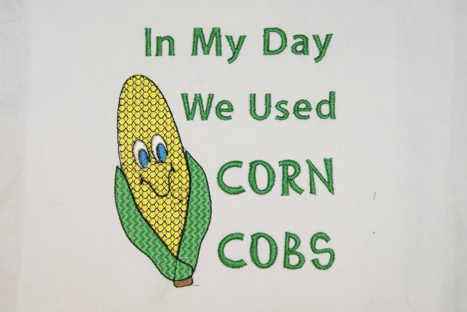 Corncob Toilet Paper Digital Embroidery Design in My Day We Etsy