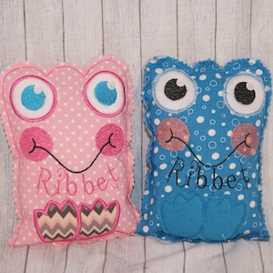 Frog Toad Boo Boo Rice Pack Cover File 5x7 Heat and Cold Pack Farm Critter Animal Aromatherapy Bag