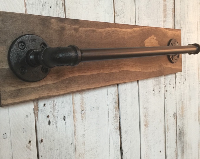 Pipe Towel Rack-farmhouse Towel Rack-pipe Towel Bar-bath Towel - Etsy