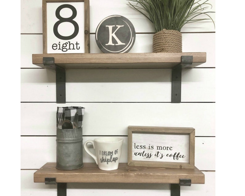 Wood Kitchen Shelf Rustic Shelves Long Wood Kitchen Shelf Rustic