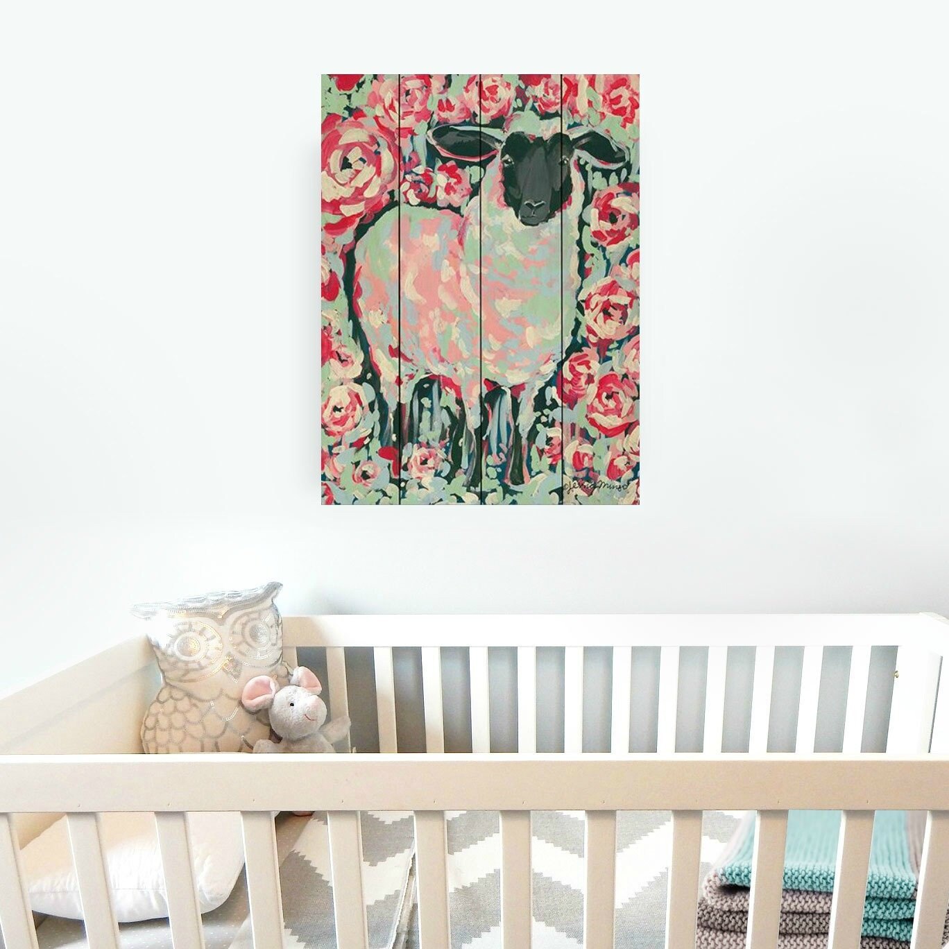 lamb nursery decor
