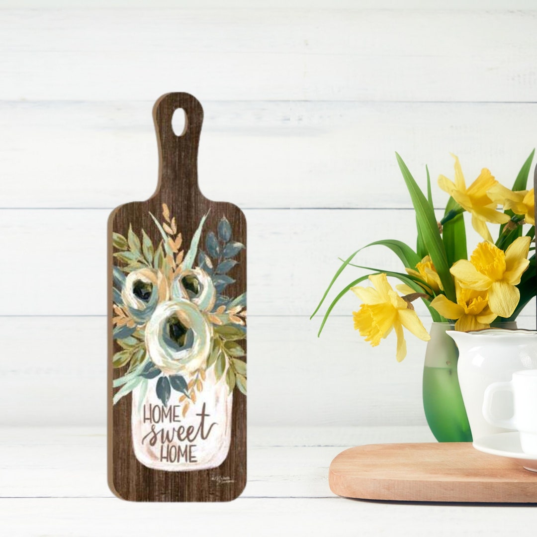 Cutting Board Closing Gift Wood Cutting Board Home Sweet Home Kitchen
