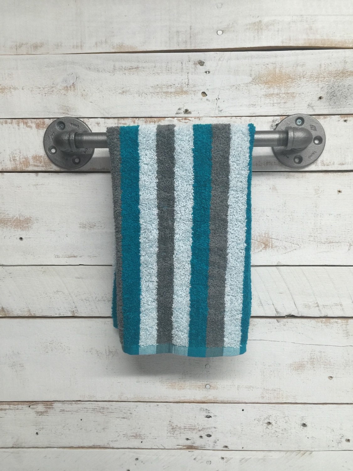Pipe Towel BarBath Towel BarBathroom Towel BarRustic Towel Etsy