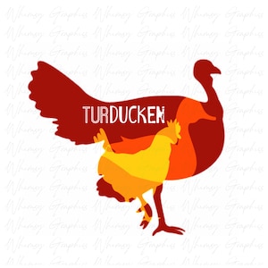 Turducken - Digital Download - lustige Happy Thanksgiving Baby Body, Truthahn, Ente, Huhn Essen, Feinschmecker Koch