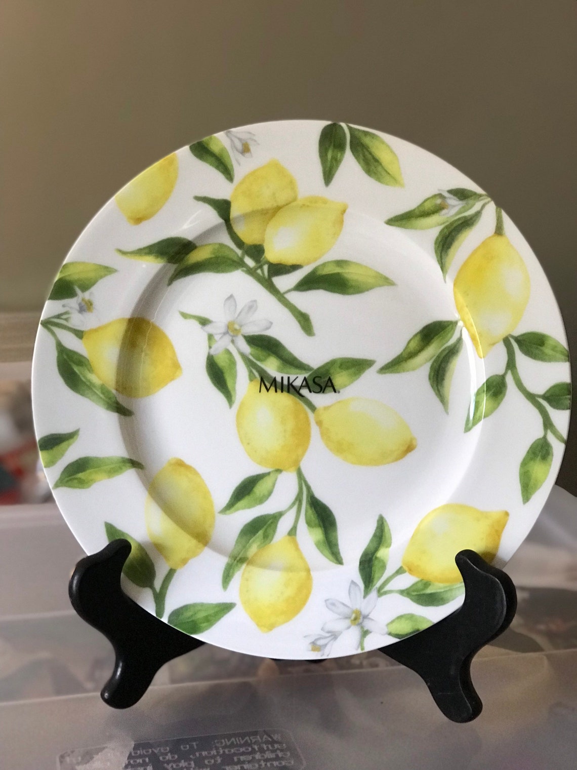 Mikasa Lemon Salad Plates New Lemons by Mikasa Etsy