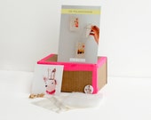 DIY kit - Polaroid plush with a dog and crown