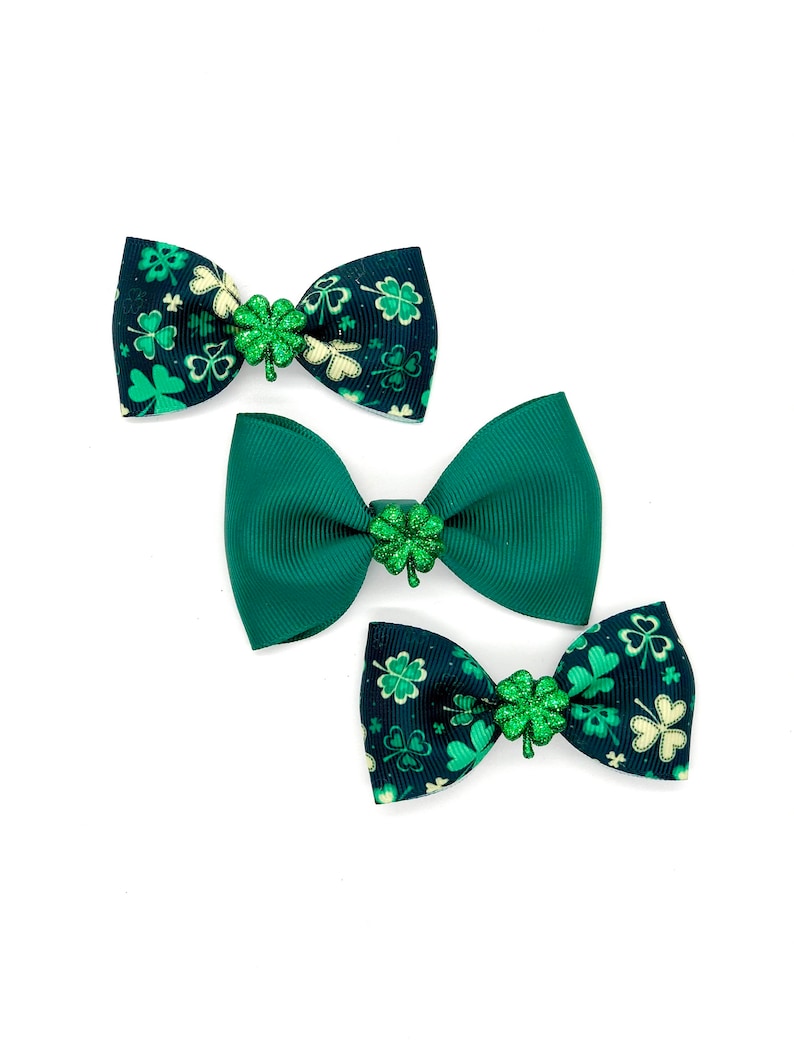 St Patrick\u2019s Day mix bows You pick 2