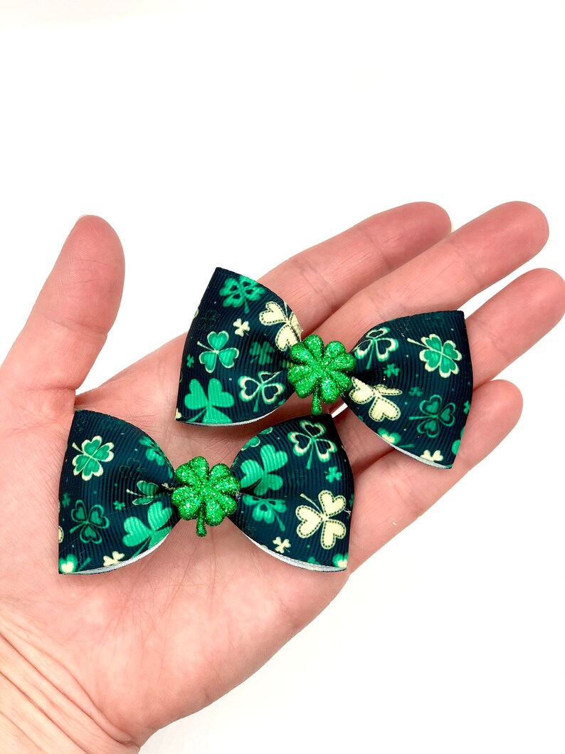 St Patrick\u2019s Day mix bows You pick 2