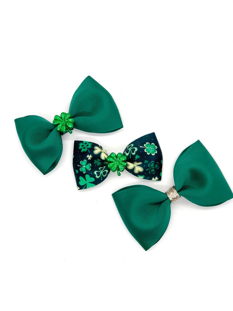 St Patrick\u2019s Day mix bows You pick 2