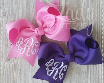 Personalized Large Soccer Hair Bow Free Shipping