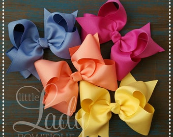 Hair-bows made to match Matilda Jane-The Adventure begins-choose your size hair-bow-3,4,5,6,or 7 inch bow-hair bows for girls-baby bows-girl