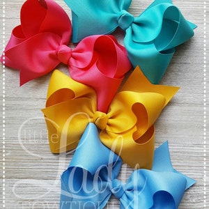 En Wish You Were Here - Camp MJC - Fabriqué pour correspondre à Matilda Jane - Lot de cheveux - Noeuds pour bébés - Grands noeuds pour cheveux - Noeuds pour cheveux personnalisés - Noeuds pour cheveux groupés - Noeud boutique