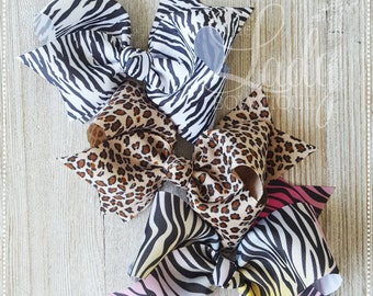 4th of July bows-unicorn hairbow-Beach-printed bows- hairbows-elephant bows-flamingo hairbow-Watermelon hairbow-mermaid hairbow-Animal Print