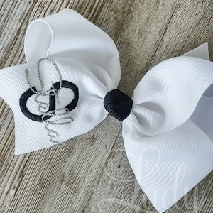 Monogrammed Hairbow- Hair bow with name- monogrammed  custom hairbows-personalized hairbow-bows for little girls- baby bows- monogram bows--