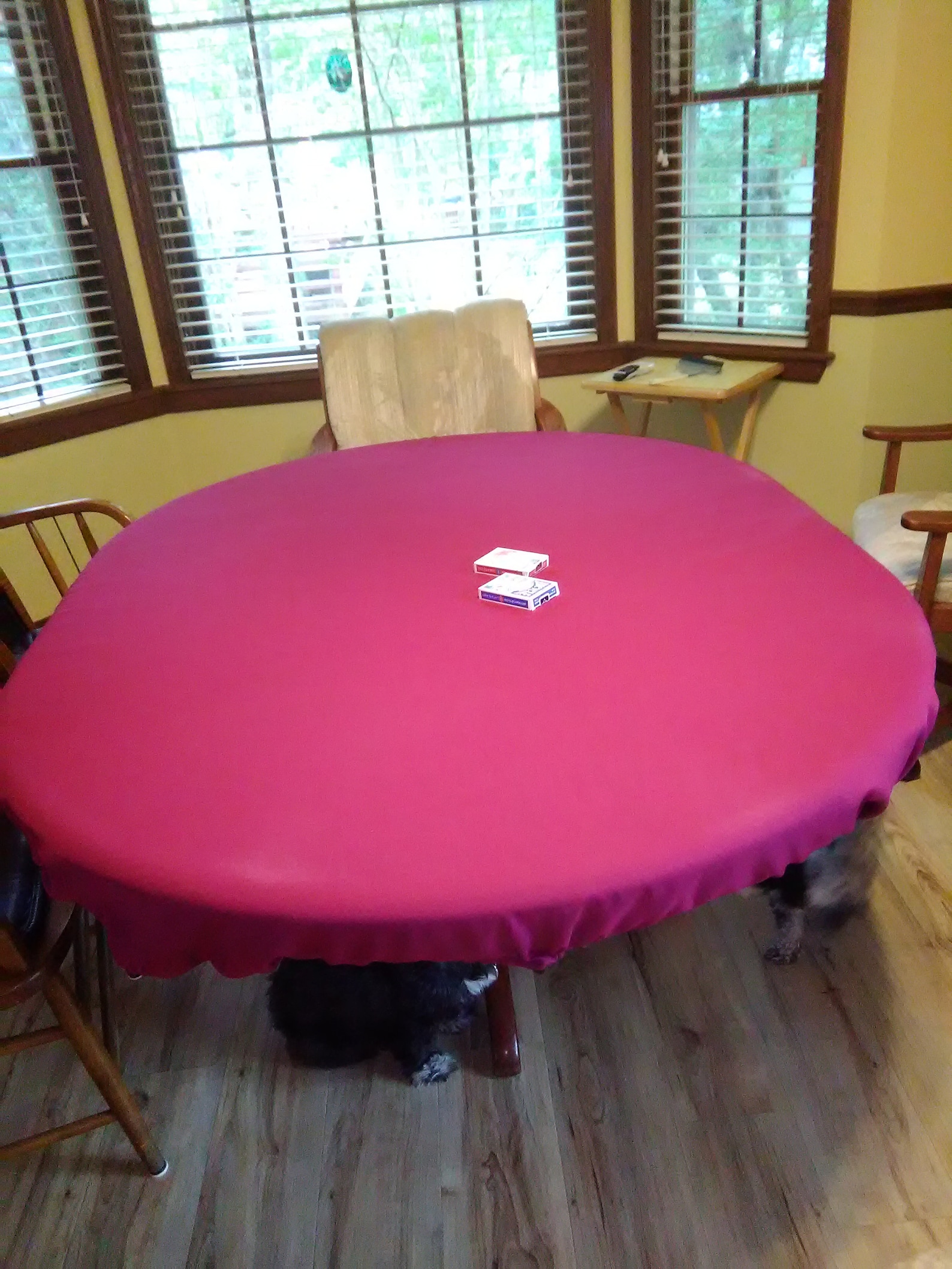 Poker Felt Cover for Any Rectangle Table Squared or Rounded Corner