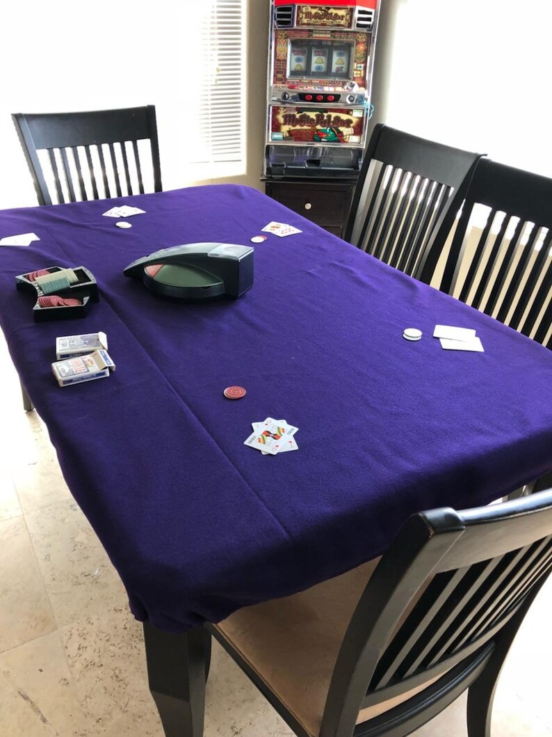 Poker Felt cover for Any rectangle table squared or rounded Etsy