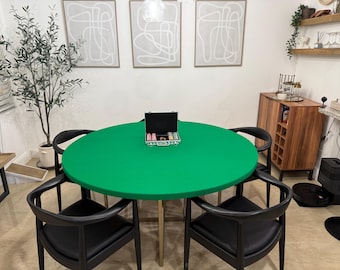 Felt Poker Table Covers — Round, Square, Oval & Rectangle Shapes | Made in USA |  Free Shipping