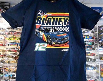 NASCAR - Ryan Blaney 2020 Darlington Throwback Tee T- shirt