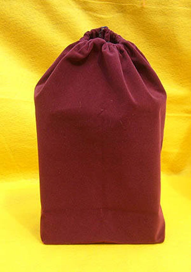 Cremation Velvet Bags For personal effects & remains Temporary container Red