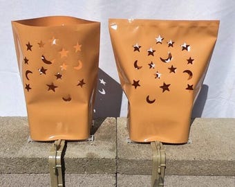 Moon & Stars Luminary Sleeves: Diecut Outdoor Decoration - Replacement Sleeves
