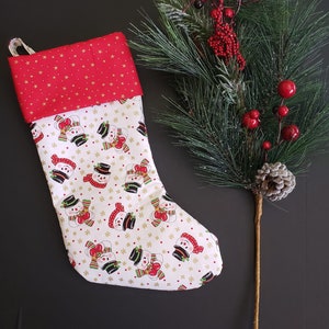 Frosty Christmas Stocking