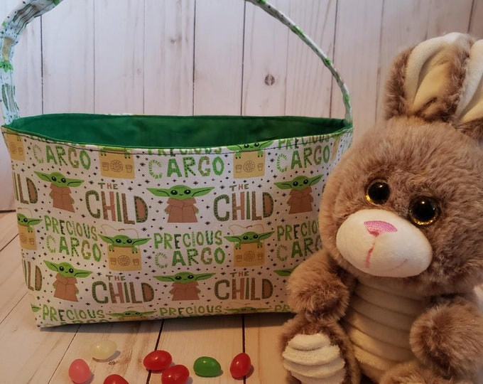 Baby Yoda Easter Basket Etsy