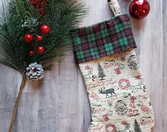 Traditional Country Christmas Stocking