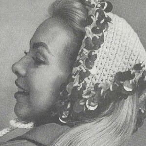 PDF - Bangle Sequins Head Scarf Pattern - INSTANT DOWNLOAD