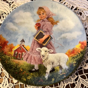 Mary Had A Little Lamb Collector Plate