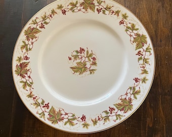 Hutschenreuther Racine White Pattern Large Dinner Plate Made in