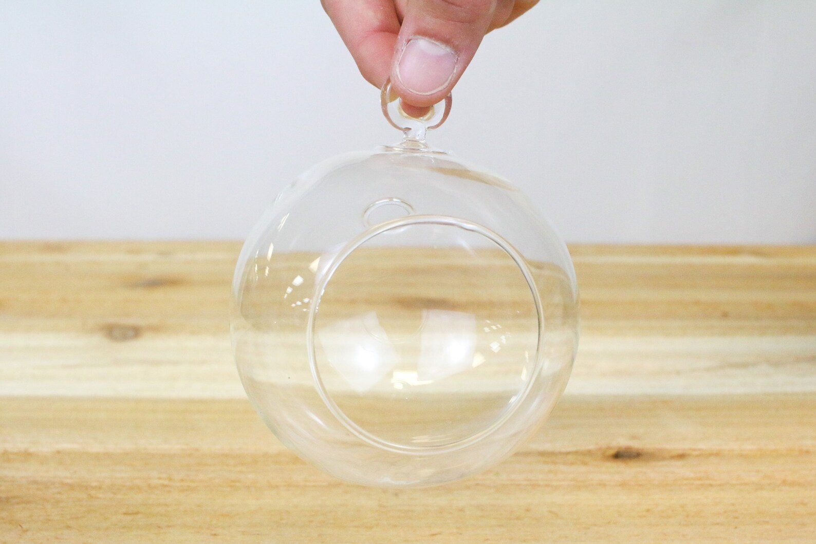 12 Pack of Hand Blown Glass Globes With Round Bottom Hanging Etsy