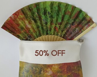 pretty hand fans