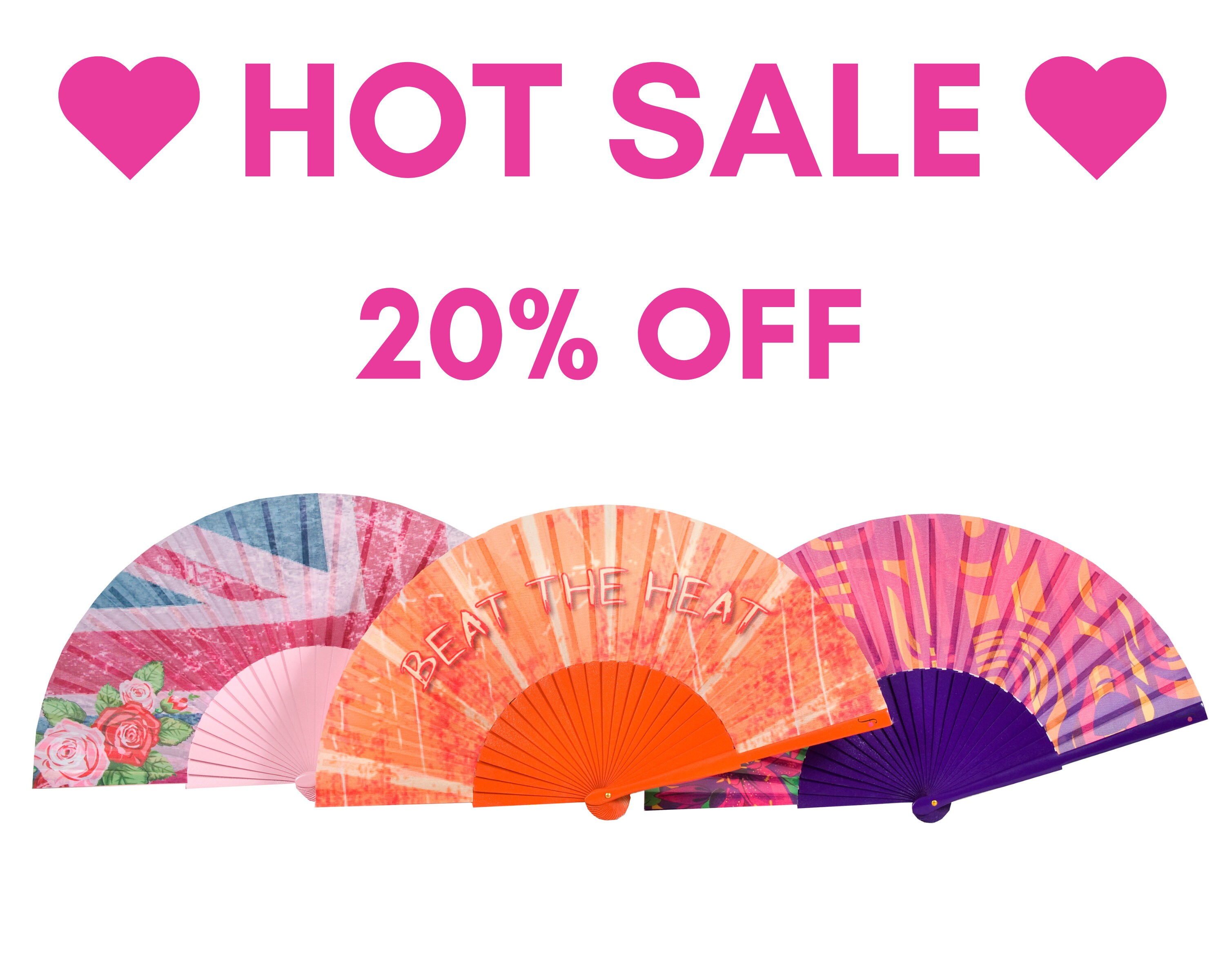 SALE: a Set of 3 Hand Fans FANCY A THREESOME Unique Gift for - Etsy Hong  Kong