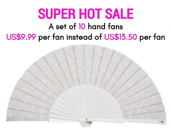 wedding fans for sale