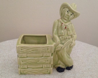 Cowboy Planter Etsy