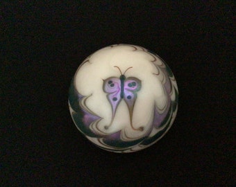 Lundberg Studios 1975 D.S. Butterfly Paperweight