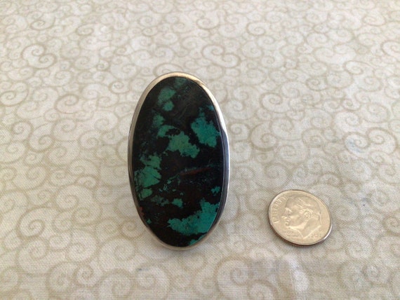 Vintage Statement Ring with a Gemstone - image 4