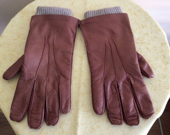 Coach Men’s Gloves Size L Tan Interlining ‘New” Original Tags Attached