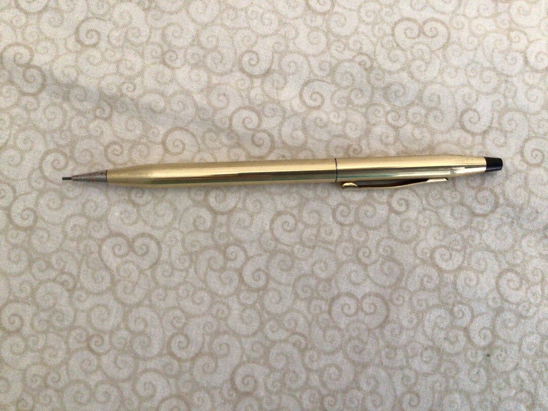 Vintage Cross Mechanical Pencil Gold Filled 1/20 12KT Etsy