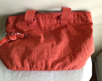 Kipling  Emily Orange Nylon Shoulder Bag/Purse “NEW”