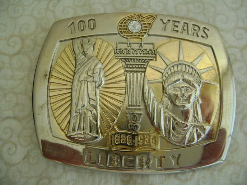 Vintage Liberty Belt Buckle