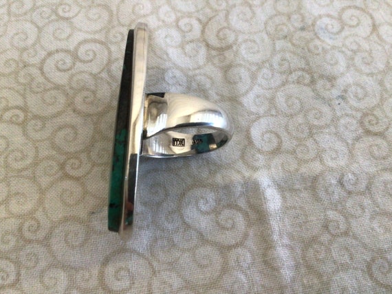 Vintage Statement Ring with a Gemstone - image 6