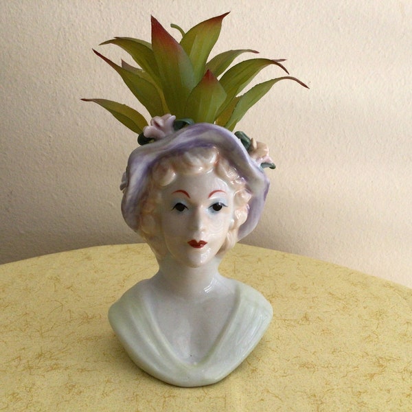 Lady Head Vase Etsy